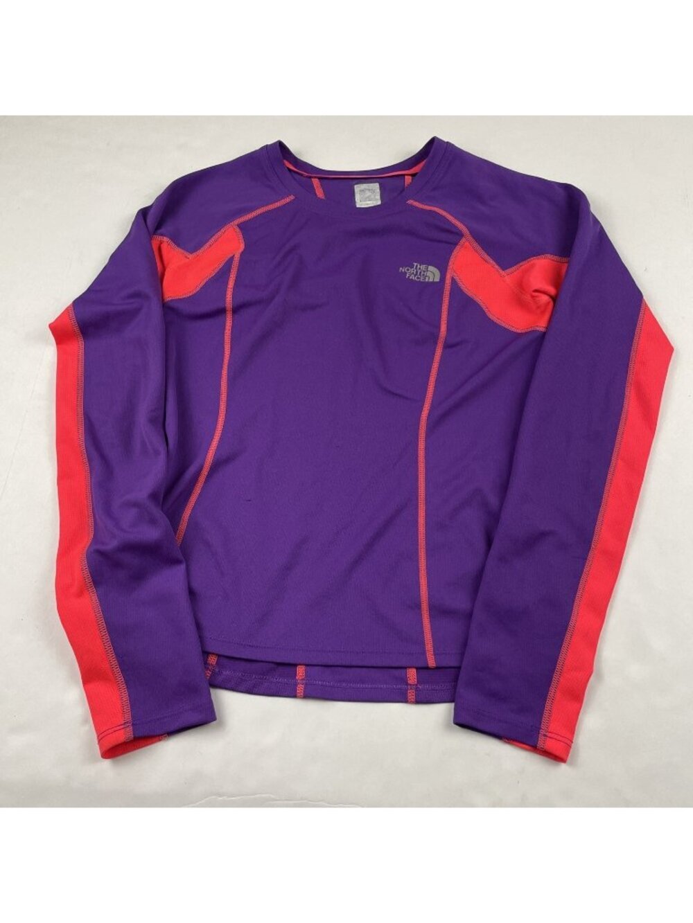 The North Face FlashDry Shirt Women’s XS Base Layer Top Lightweight Poly Purple